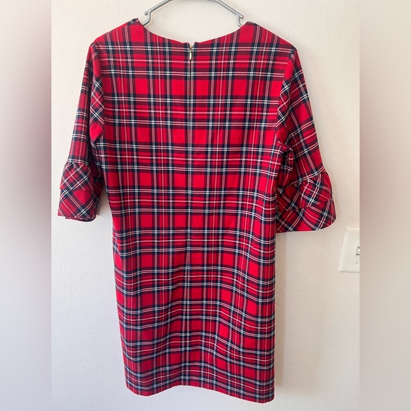 Draper James Checkered Ruffle Sleeve Dress - Picture 3 of 4